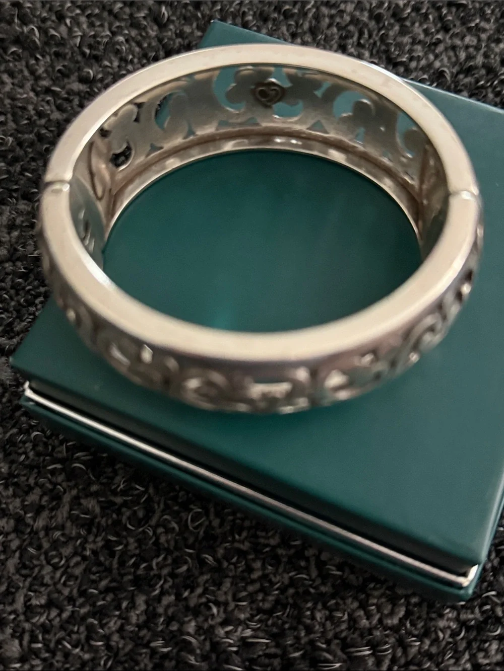 Brighton Silver Filigree Scroll Ring - Silver